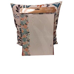 NWT Bella Bug‎ floral blank card programs 50pc